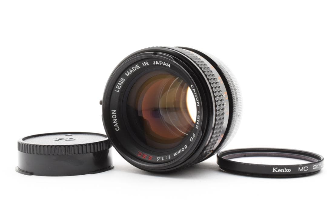 超美品 CANON FD 50mm f1.4 S.S.C MF レンズ　C974