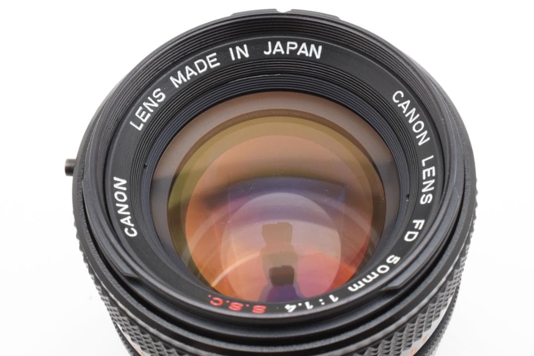 超美品 CANON FD 50mm f1.4 S.S.C MF レンズ　C974