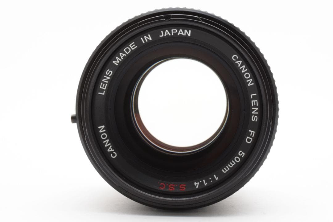超美品 CANON FD 50mm f1.4 S.S.C MF レンズ　C974