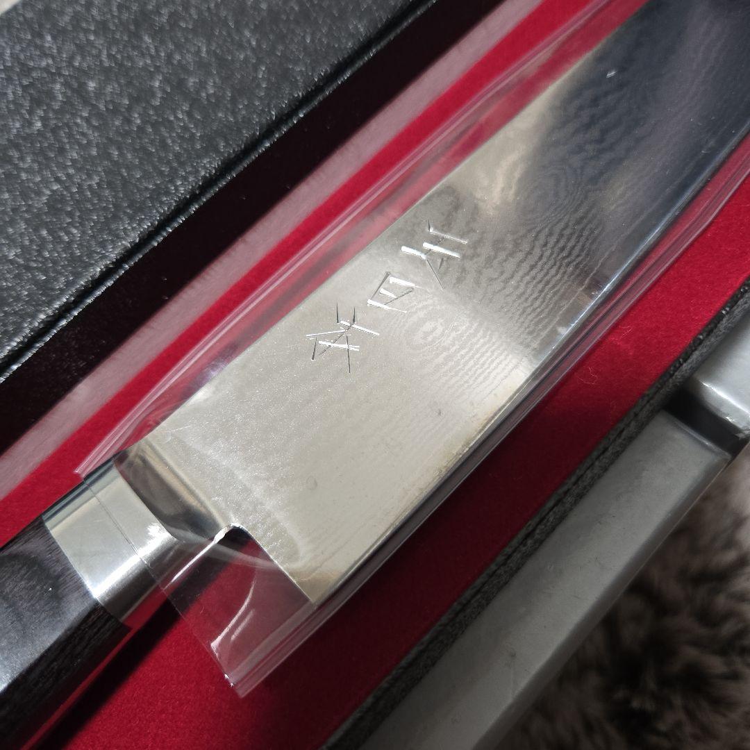 ダマスカス包丁約30cm ステンレス製 専用ケース付き