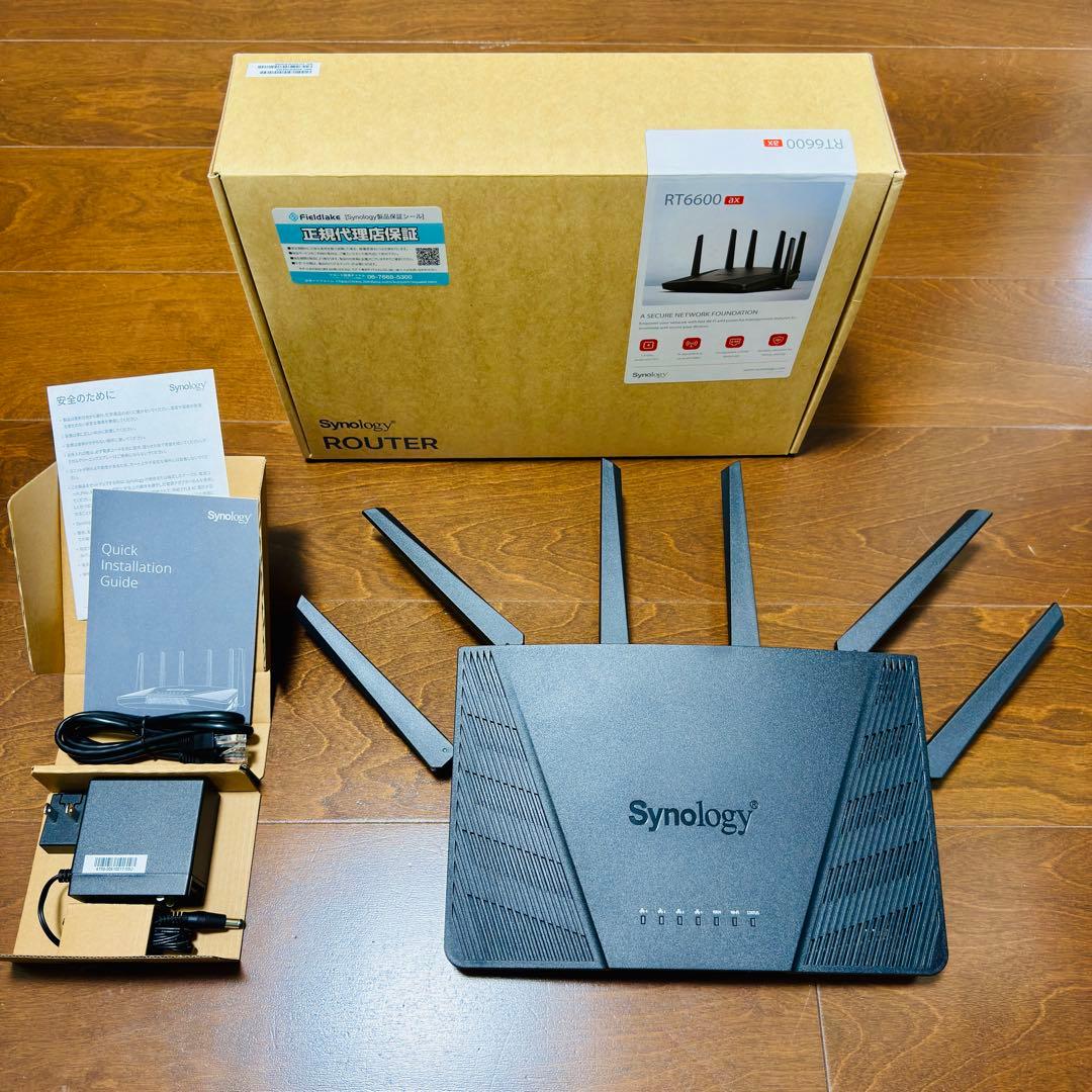 【新品・未使用品】 Synology RT6600ax 安定/高性能 WiFi6