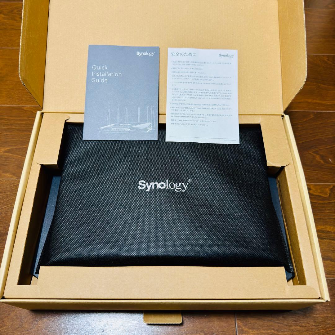 【新品・未使用品】 Synology RT6600ax 安定/高性能 WiFi6