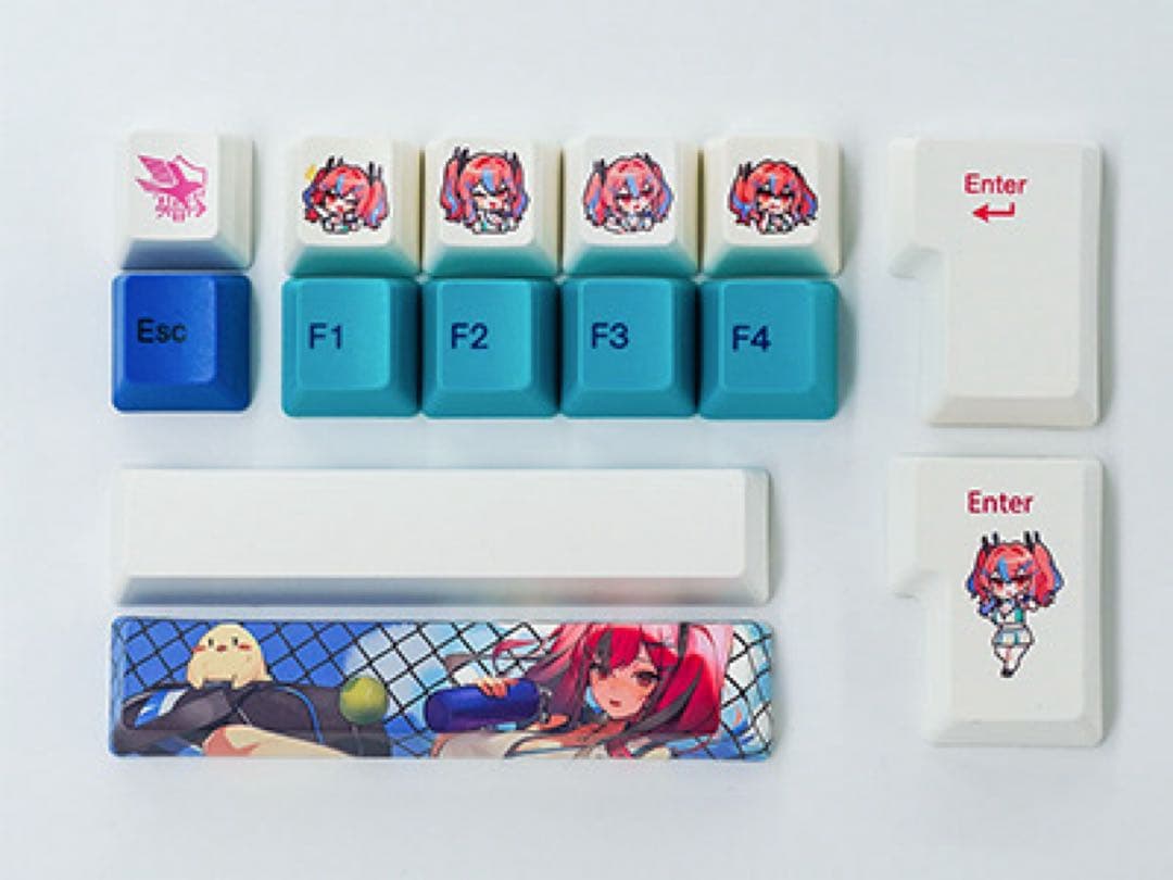 アズレン×ふもコレ ブレマートンモデル キーボード グリーン軸VARMILO