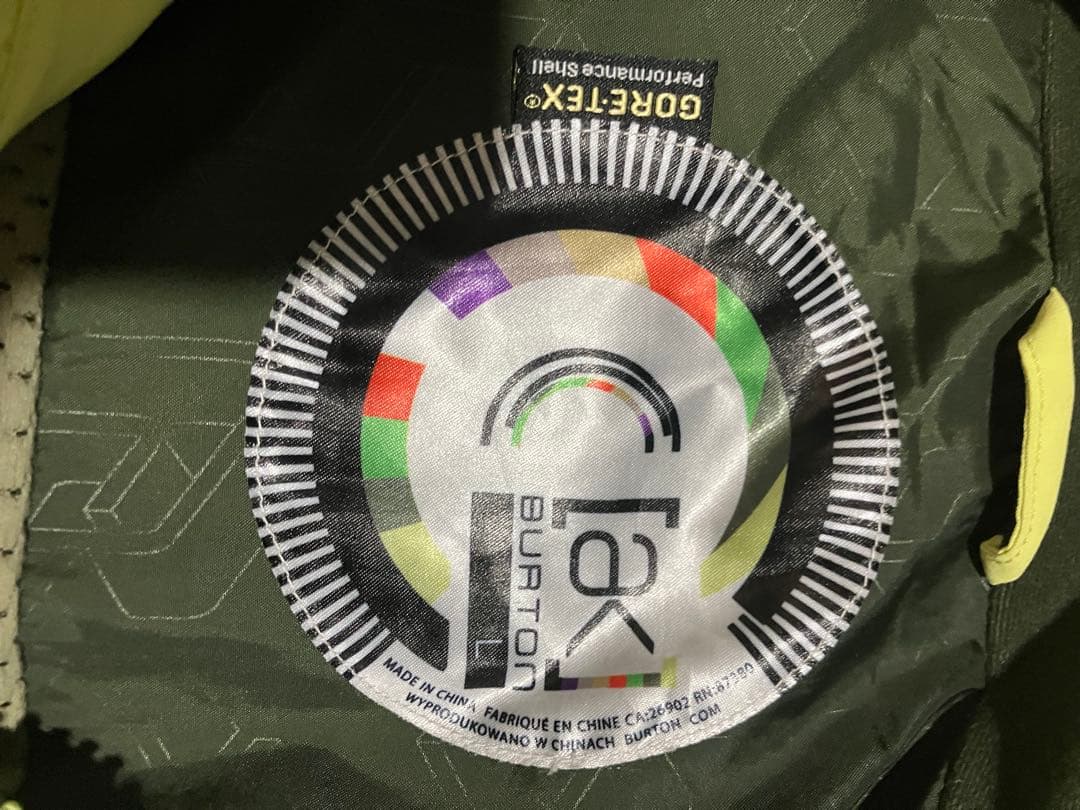 バートンAK 上下セット　USはLサイズ JPはXLサイズ