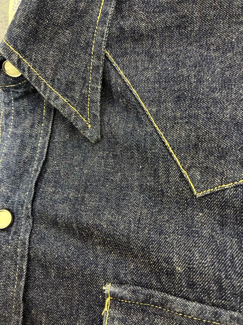 LEVI'S リーバイス ウエスタン デニムシャツ インディゴ 濃紺 USA製