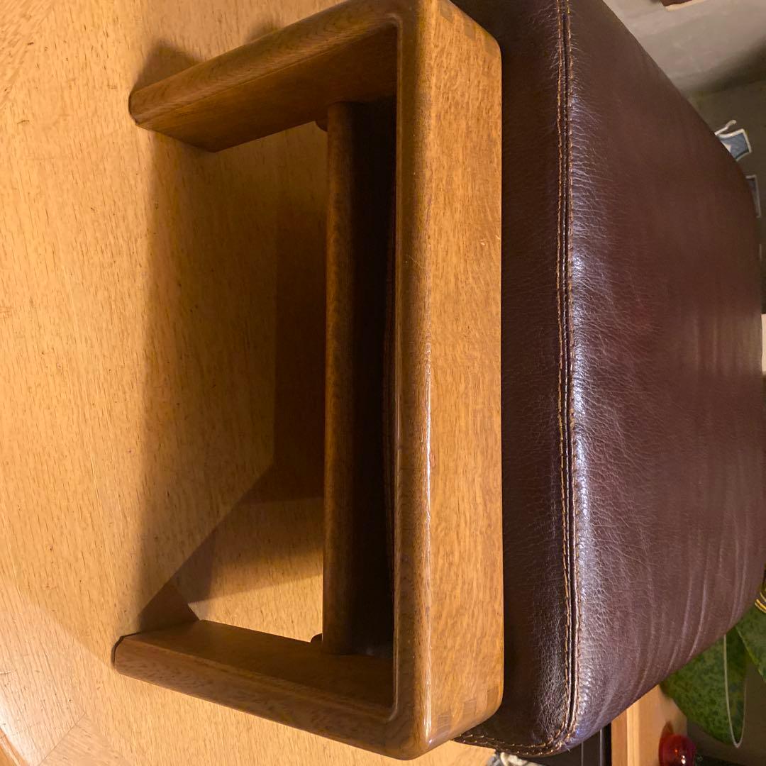 Condehouse ボルス　オットマン　高級　シボ厚革　旭川家具