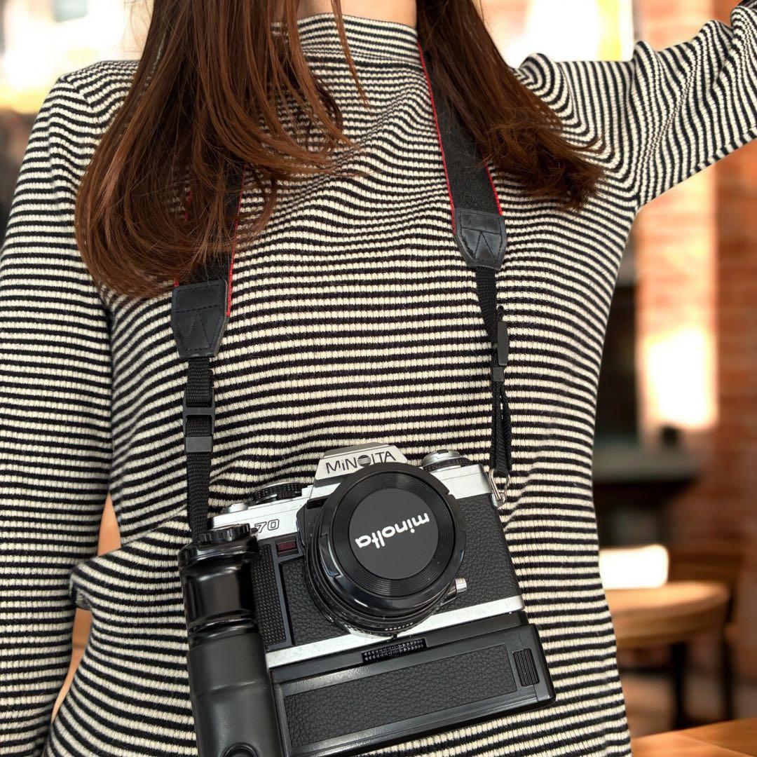 【ジャンク】MINOLTA X-70 ROKKOR 50mm モータードライブ