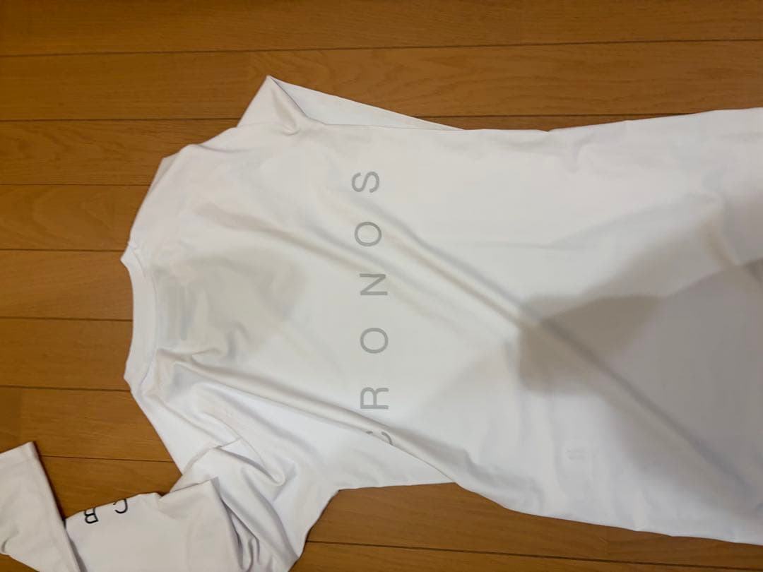 CRONOS ホワイト ロングスリーブシャツ S ロンT