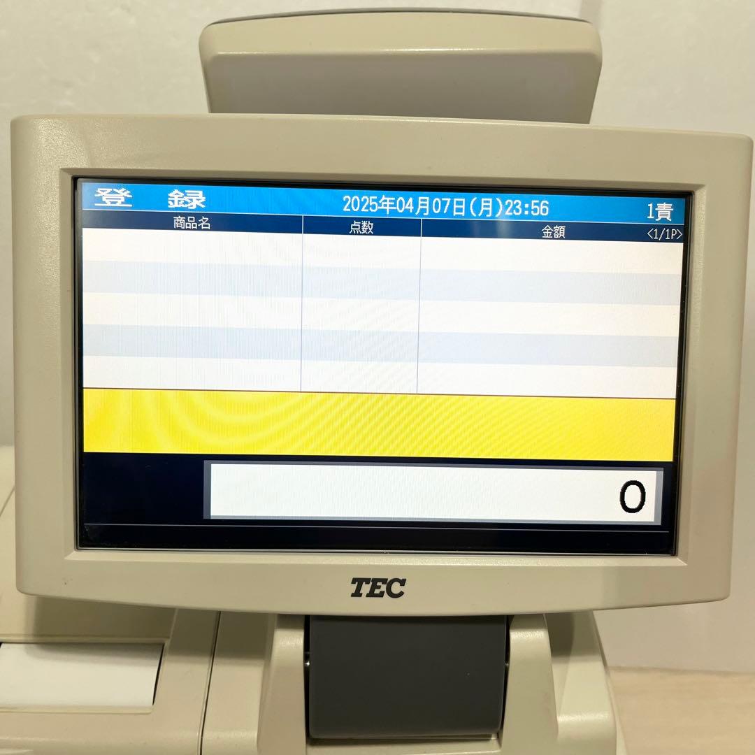 【良品】TOSHIBA 東芝TEC 電子レジスター FS-2055 新品鍵つき