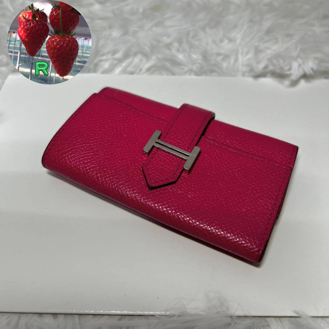 エルメス ✨べアン✨キーケース ４連 ピンク系