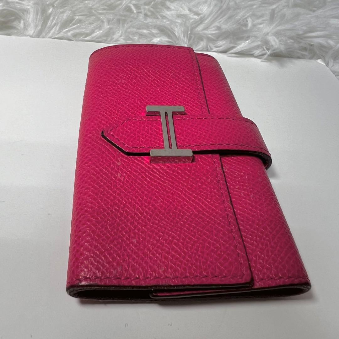 エルメス ✨べアン✨キーケース ４連 ピンク系