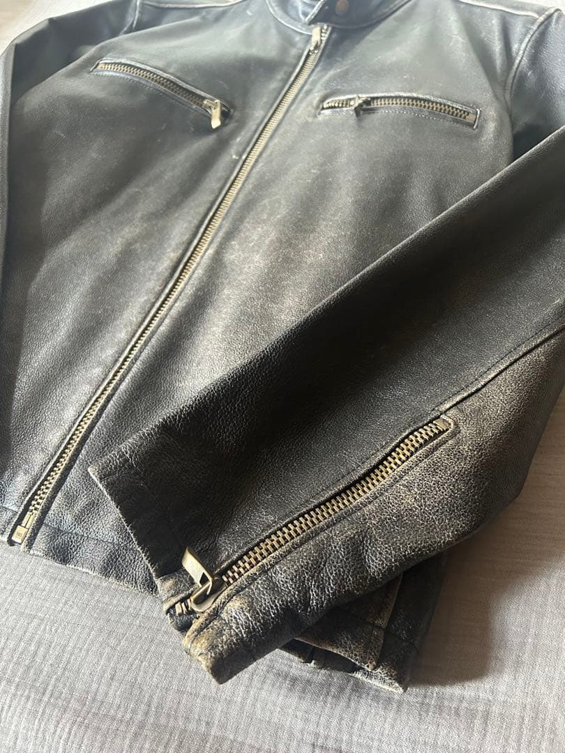 Wilsons leather 本革　シングルライダース　革ジャン