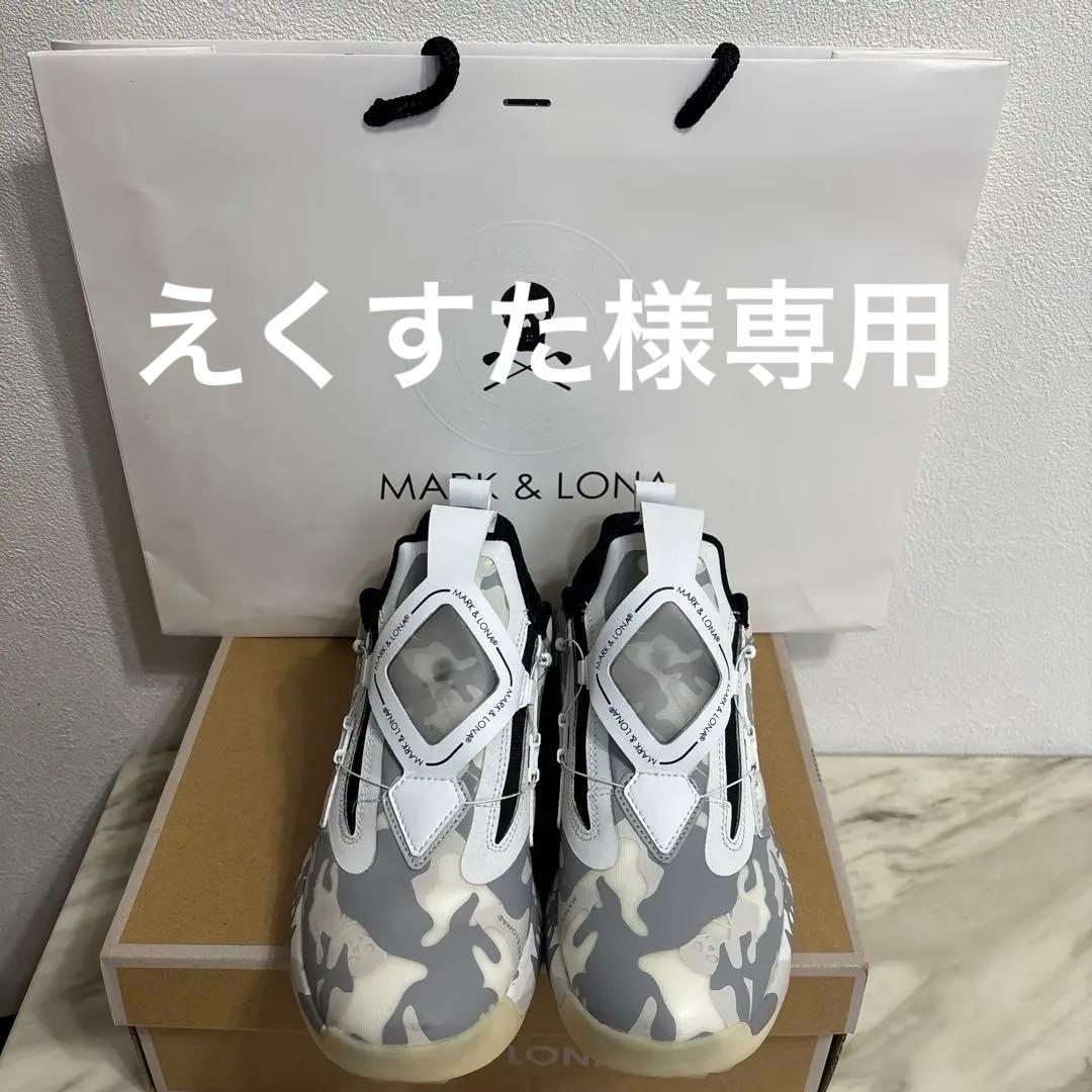MARK & LONA カモフラーシューズ 24cm、メンズ、レディース問わず。
