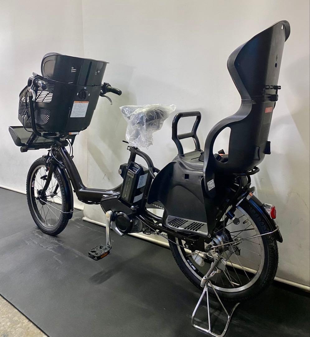 1年保証 送料無料　ブリヂストン　20インチ　子供乗せ　茶色　電動アシスト自転車