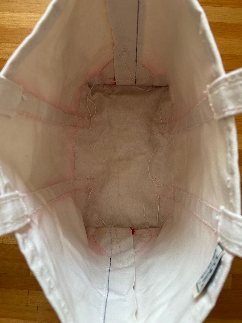 70s 80s L.L.BEAN トートバッグ サイドタグ 赤 M ヴィンテージ