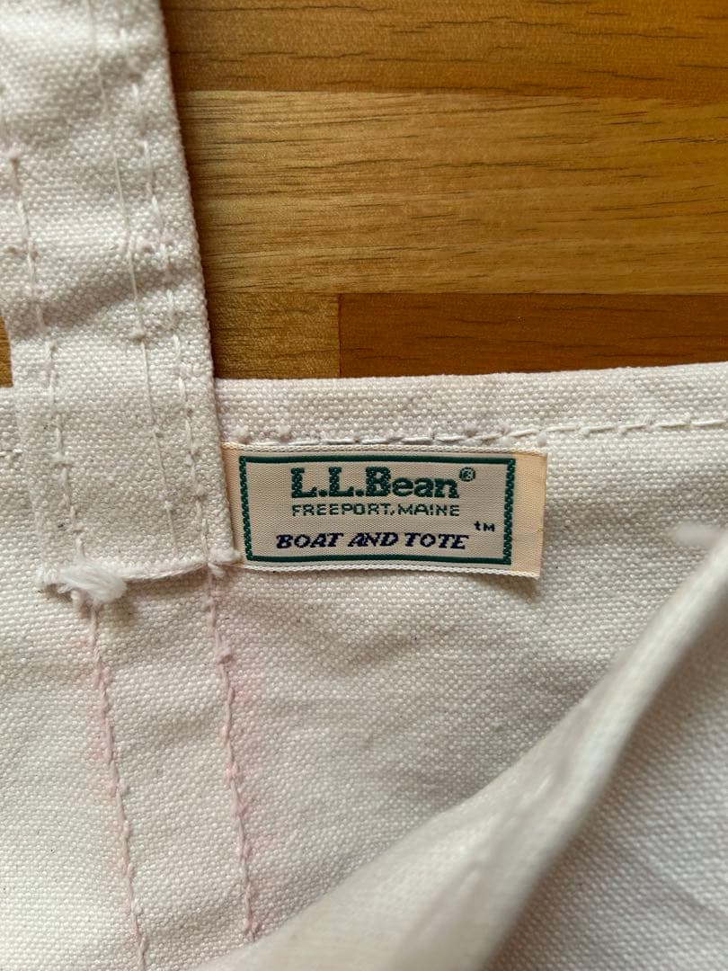 70s 80s L.L.BEAN トートバッグ サイドタグ 赤 M ヴィンテージ