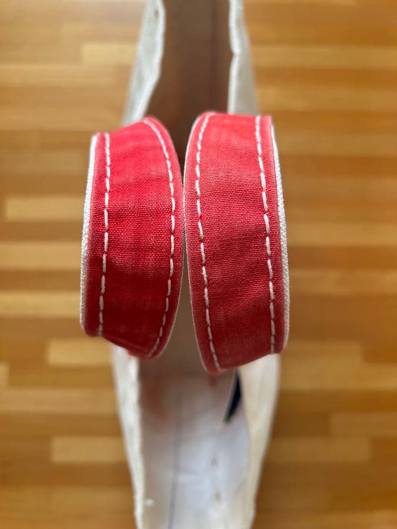 70s 80s L.L.BEAN トートバッグ サイドタグ 赤 M ヴィンテージ