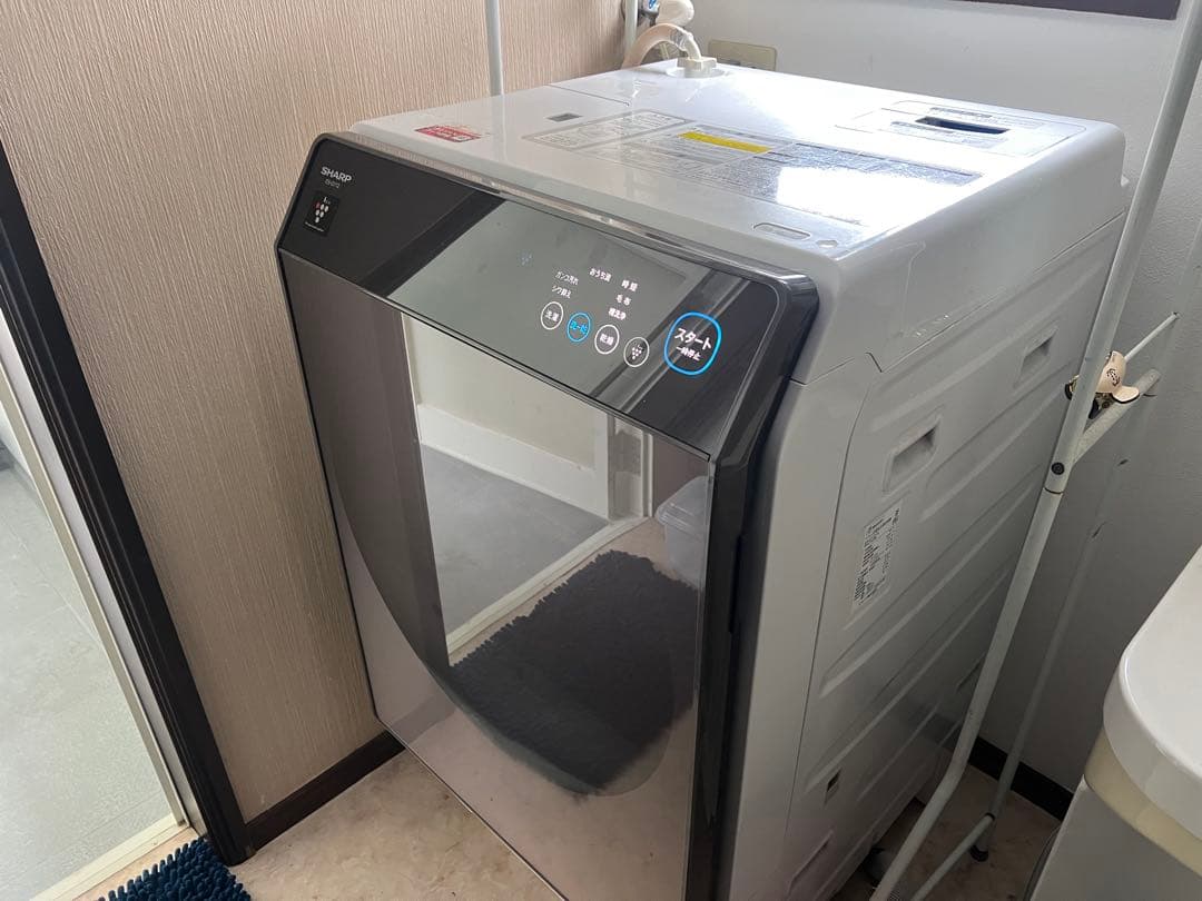 シャープ　２０２０年　ドラム式洗濯機　内部クリーニング済み