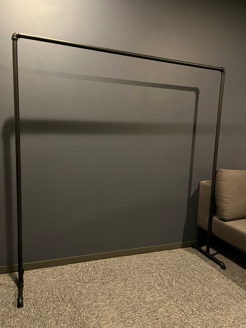 ラック 150 アイアン ハンガーラック パイプ 黒 服 収納 古着 什器