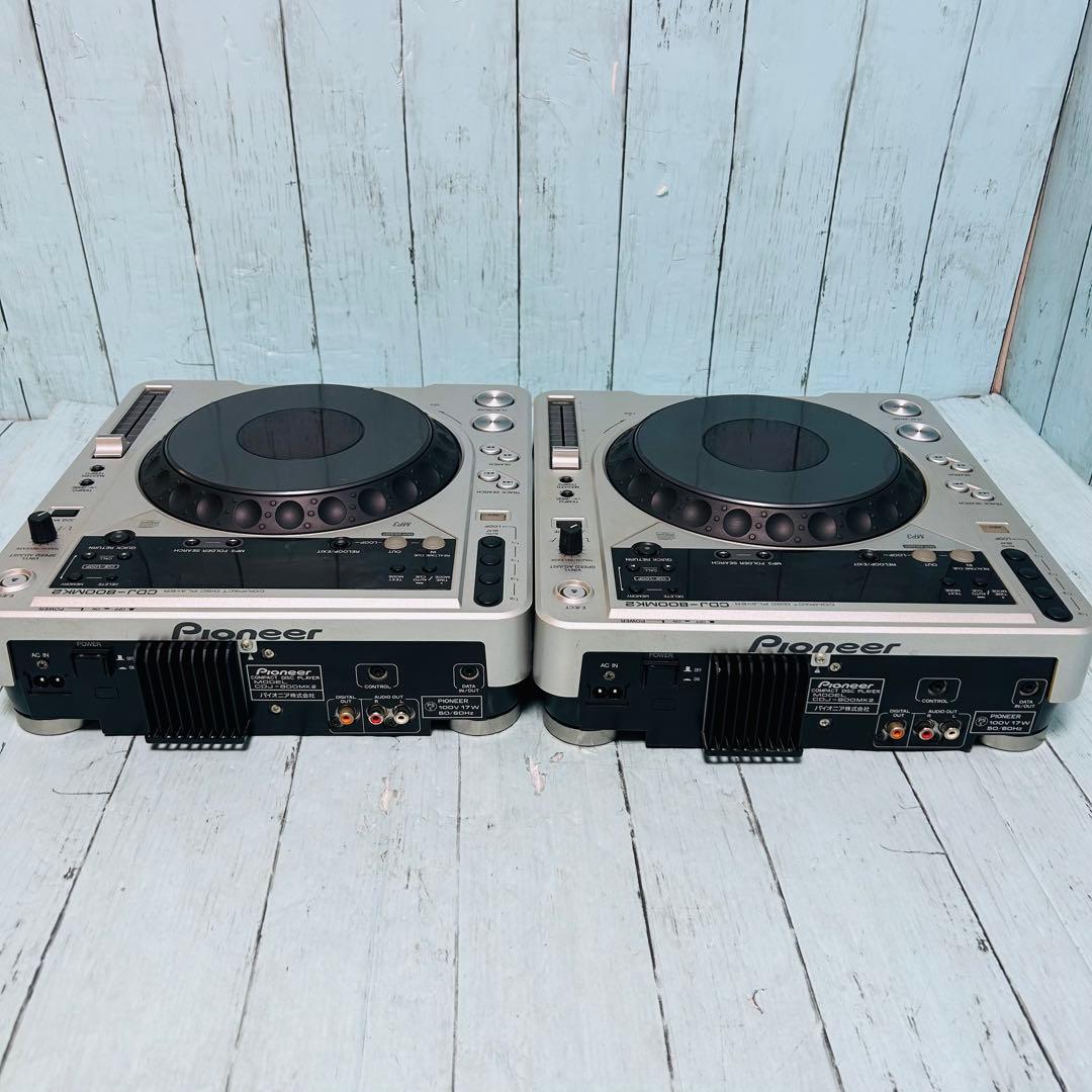 パイオニア　Pioneer CDJ-800MK2 2台セット CDデッキ　説明書