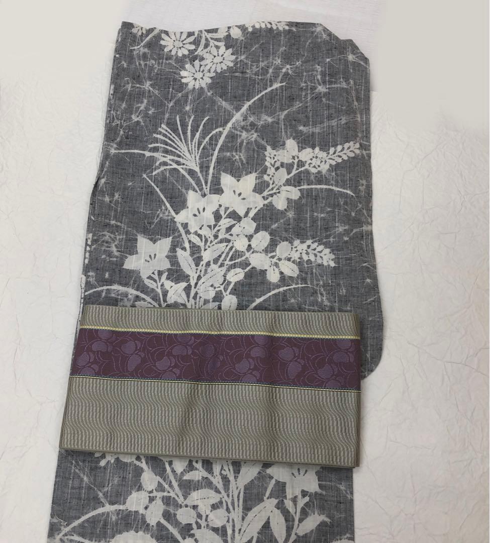 美品　高級　浴衣　ゆかた　綿　浴衣のみ　大人シック