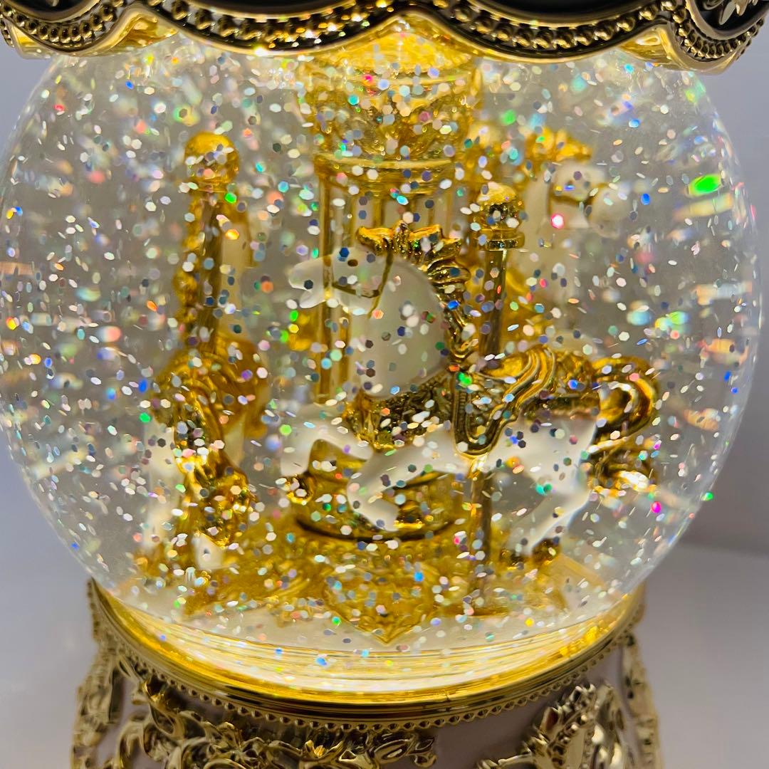 【希少】HARMONIA メリーゴーランド スノードーム