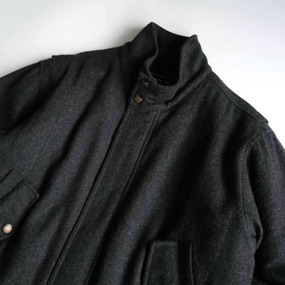 MEMBERS ONLY 中綿入りウールジャケット チャコール XL