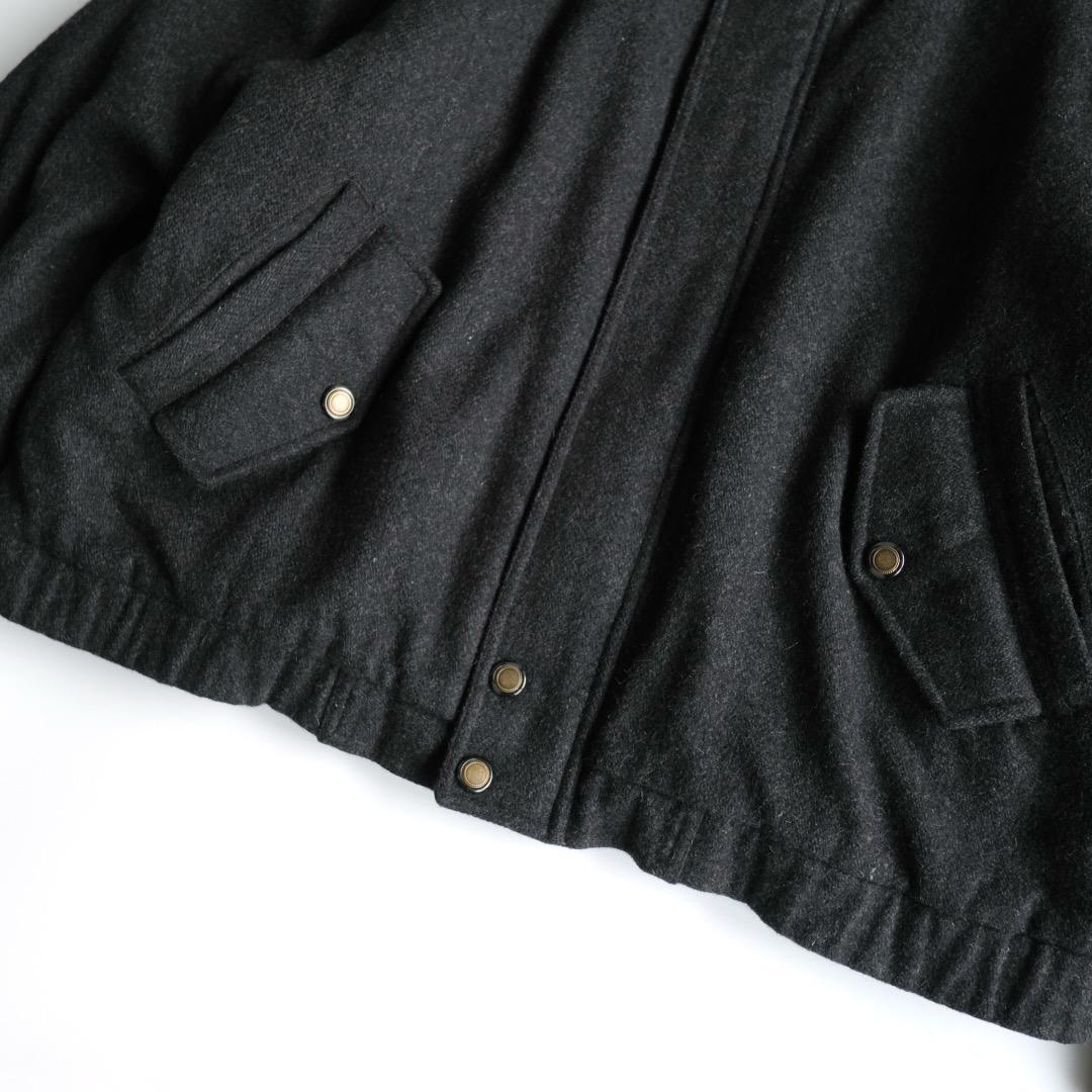 MEMBERS ONLY 中綿入りウールジャケット チャコール XL