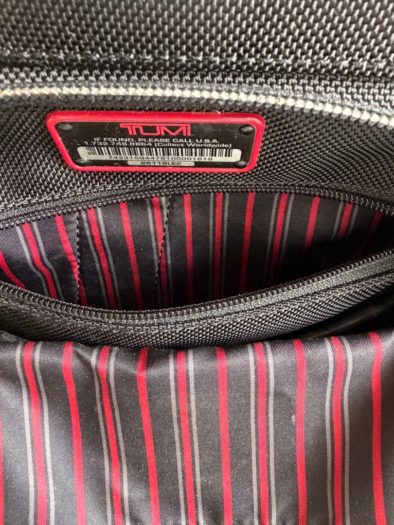 【美品】】TUMI 伊勢丹限定 2611BLE2 ビジネスバック黒 トレーサー付