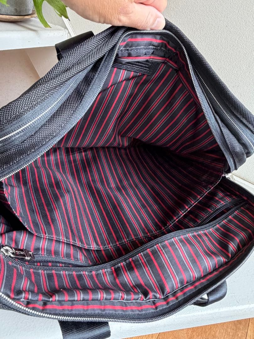 【美品】】TUMI 伊勢丹限定 2611BLE2 ビジネスバック黒 トレーサー付