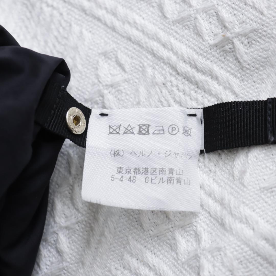 極美品！HERNO ダウン　ネックウォーマー　マフラー　ブラック　スヌード