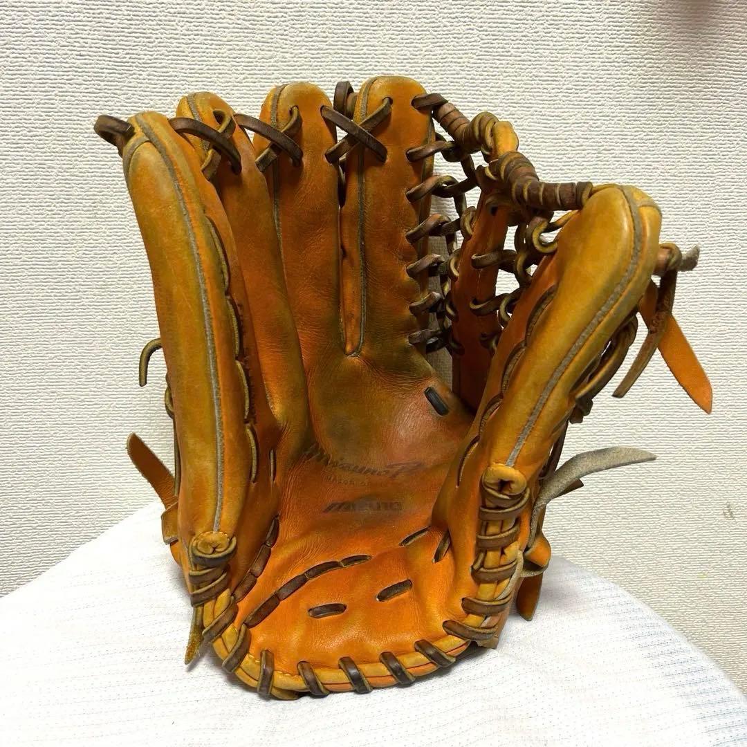 ミズノプロ 軟式 外野 野球 グローブ 左 イチロー 旧ロゴ