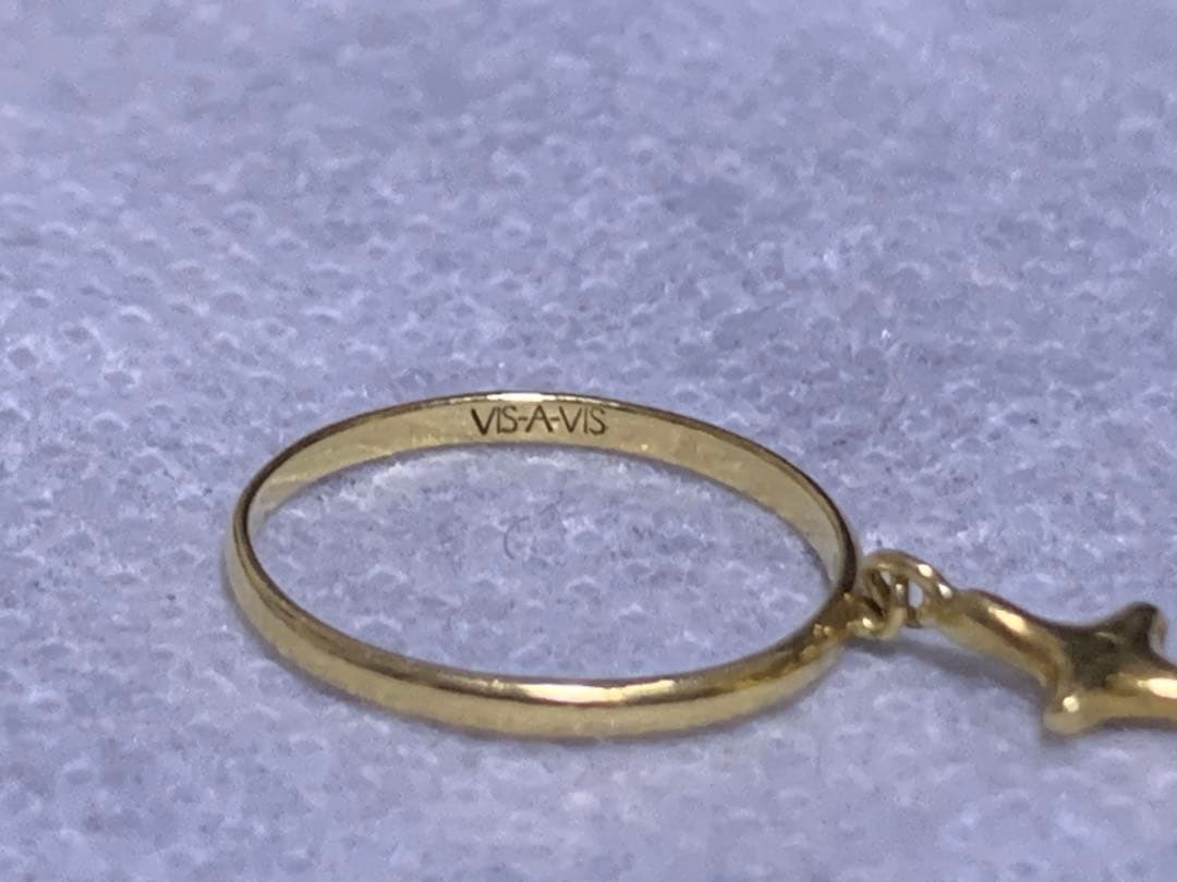 VIS-A-VIS 18K リング ( 3号 )