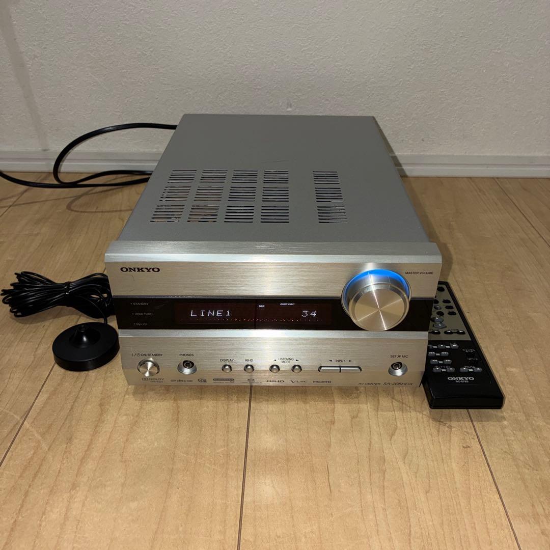 【美品】ONKYO SA-205HDX AVセンター AVアンプリモコン付属