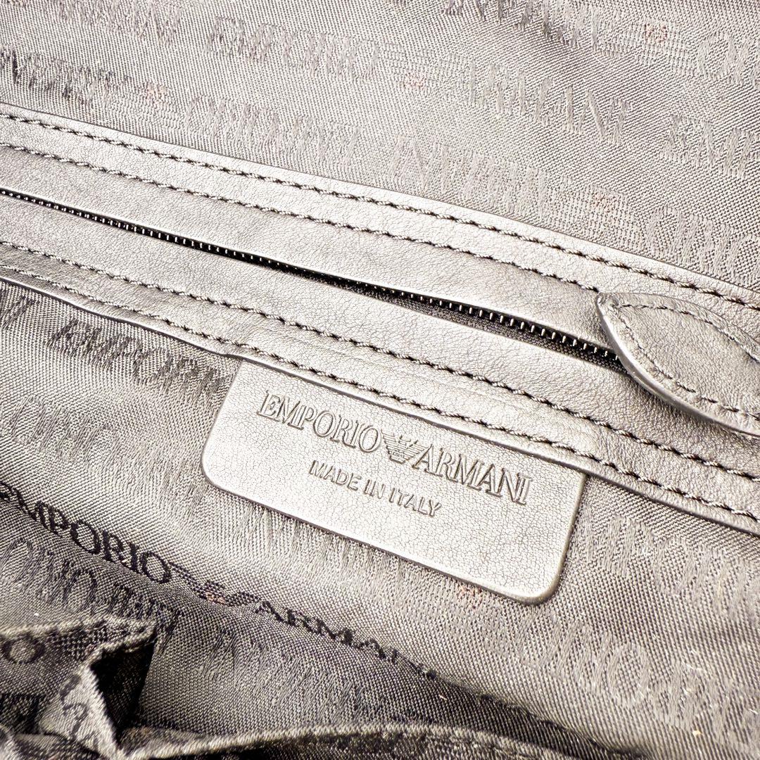 美品◆エンポリオアルマーニ 大容量 2way レザー トートバッグ ビジネス