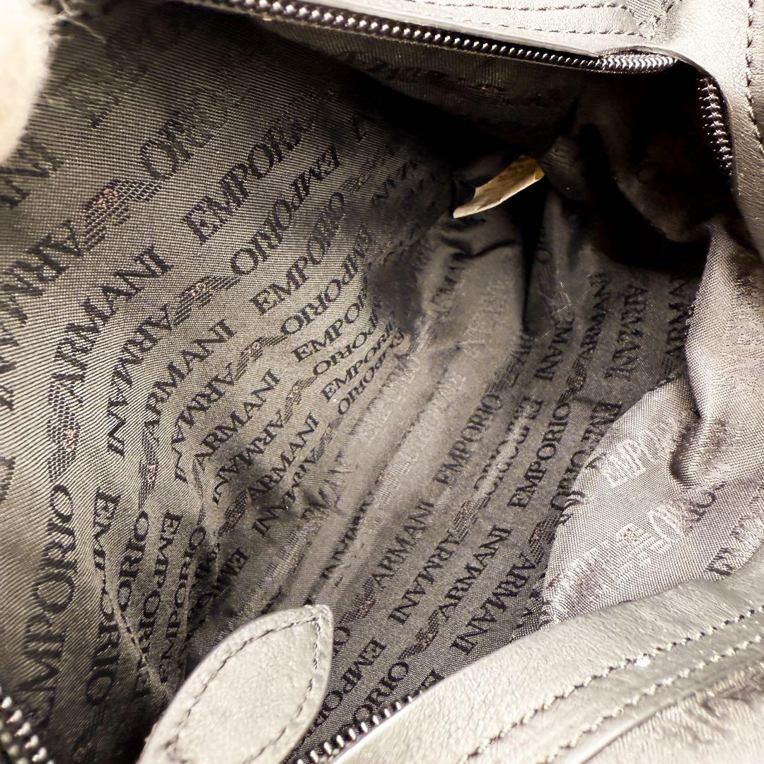 美品◆エンポリオアルマーニ 大容量 2way レザー トートバッグ ビジネス