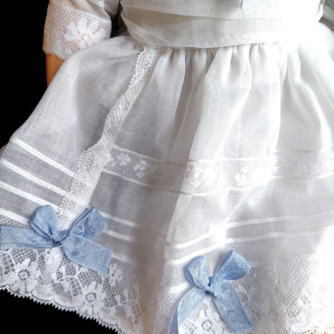 専用アンティークドールドレスとボネの２点セット