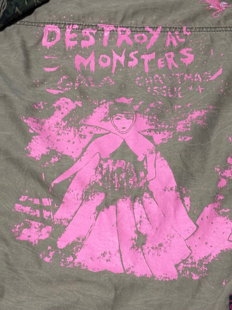 ヒステリックグラマースカルカモフラージュ柄ミリタリージャケット