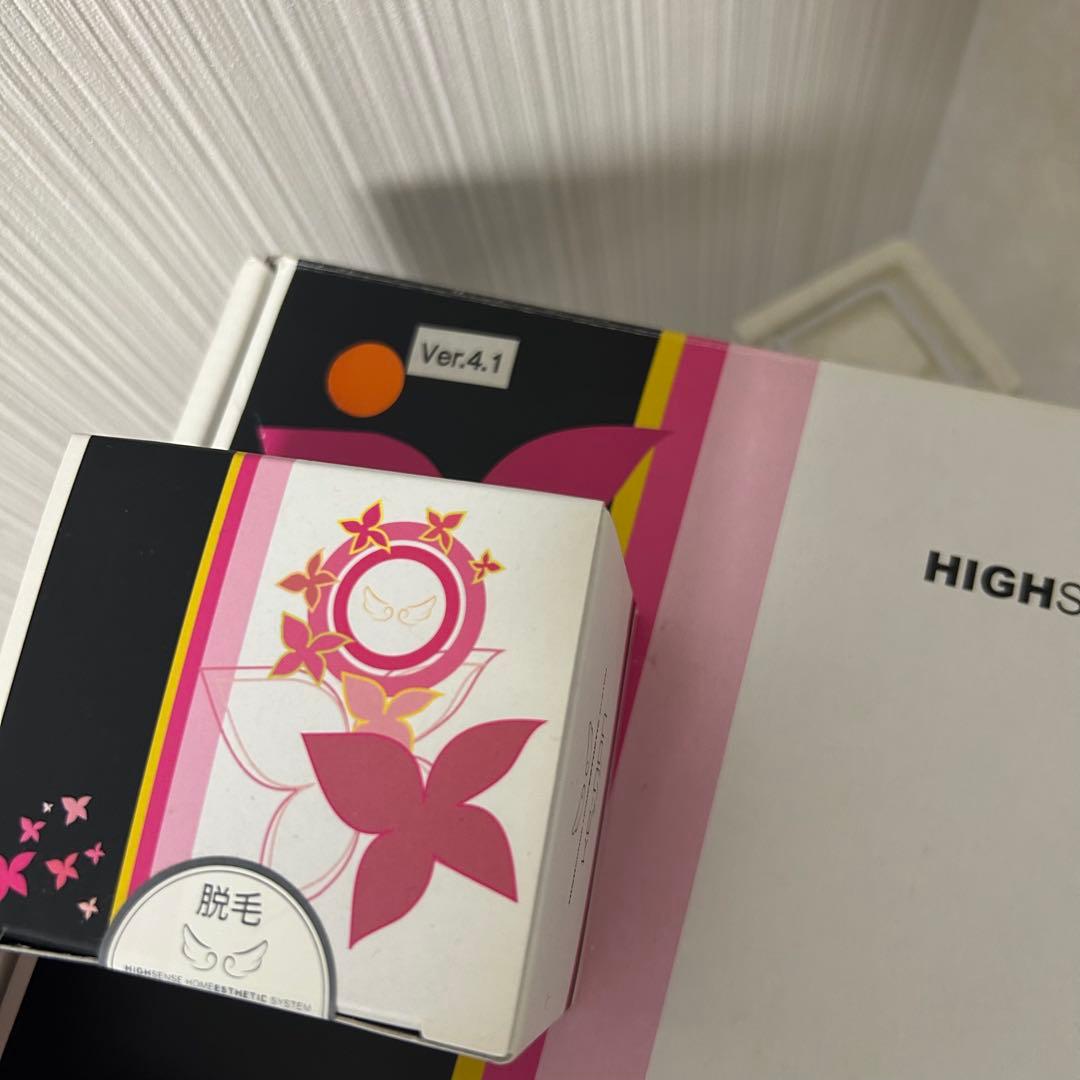 【美品】ケノン 脱毛器 Ver.4.1 オレンジ カートリッジ付き