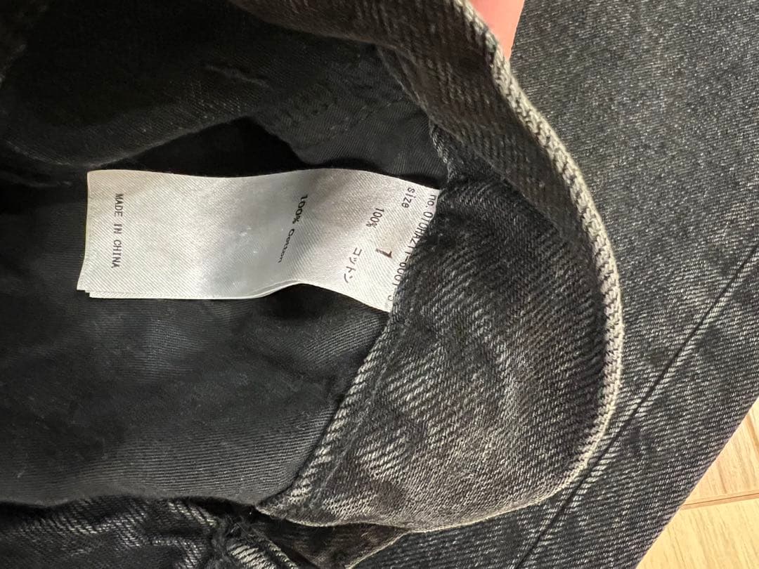 MOUSSY CROSS WAIST WIDE STRAIGHT 1 値下げ中