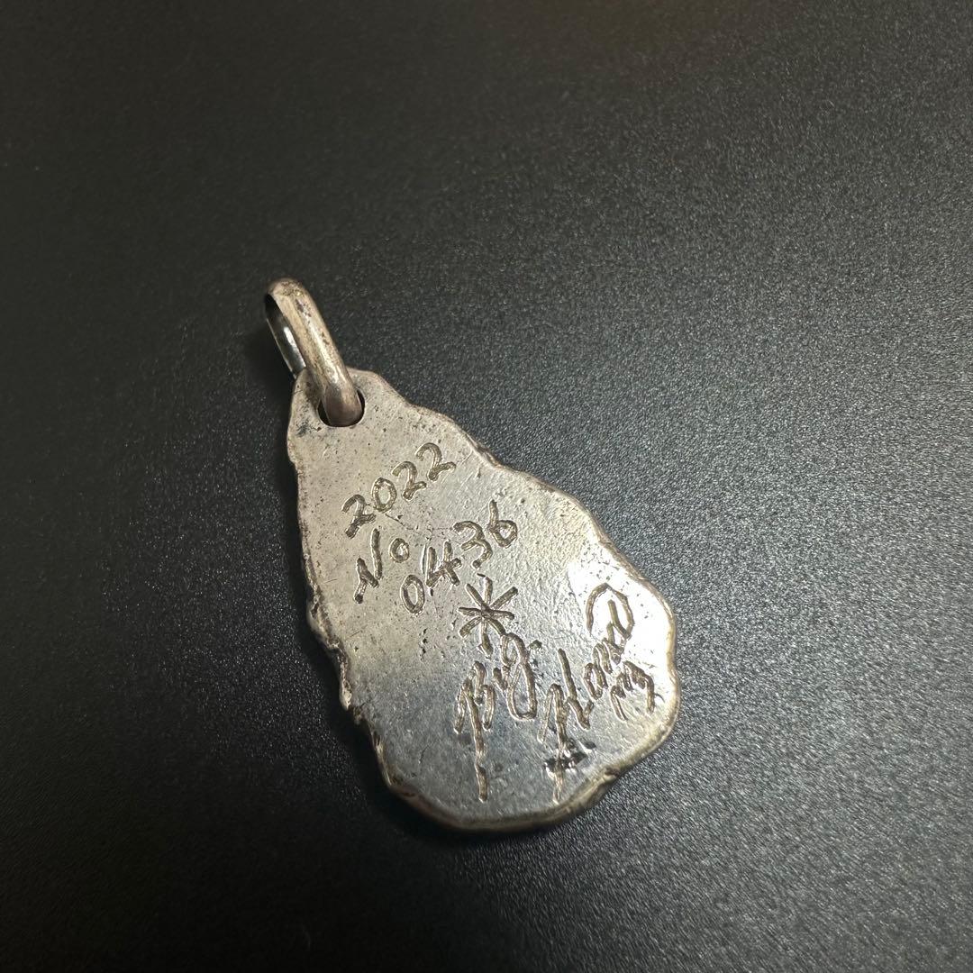 BIG HAND K18 SUN シルバー アラベスク メタル ペンダント