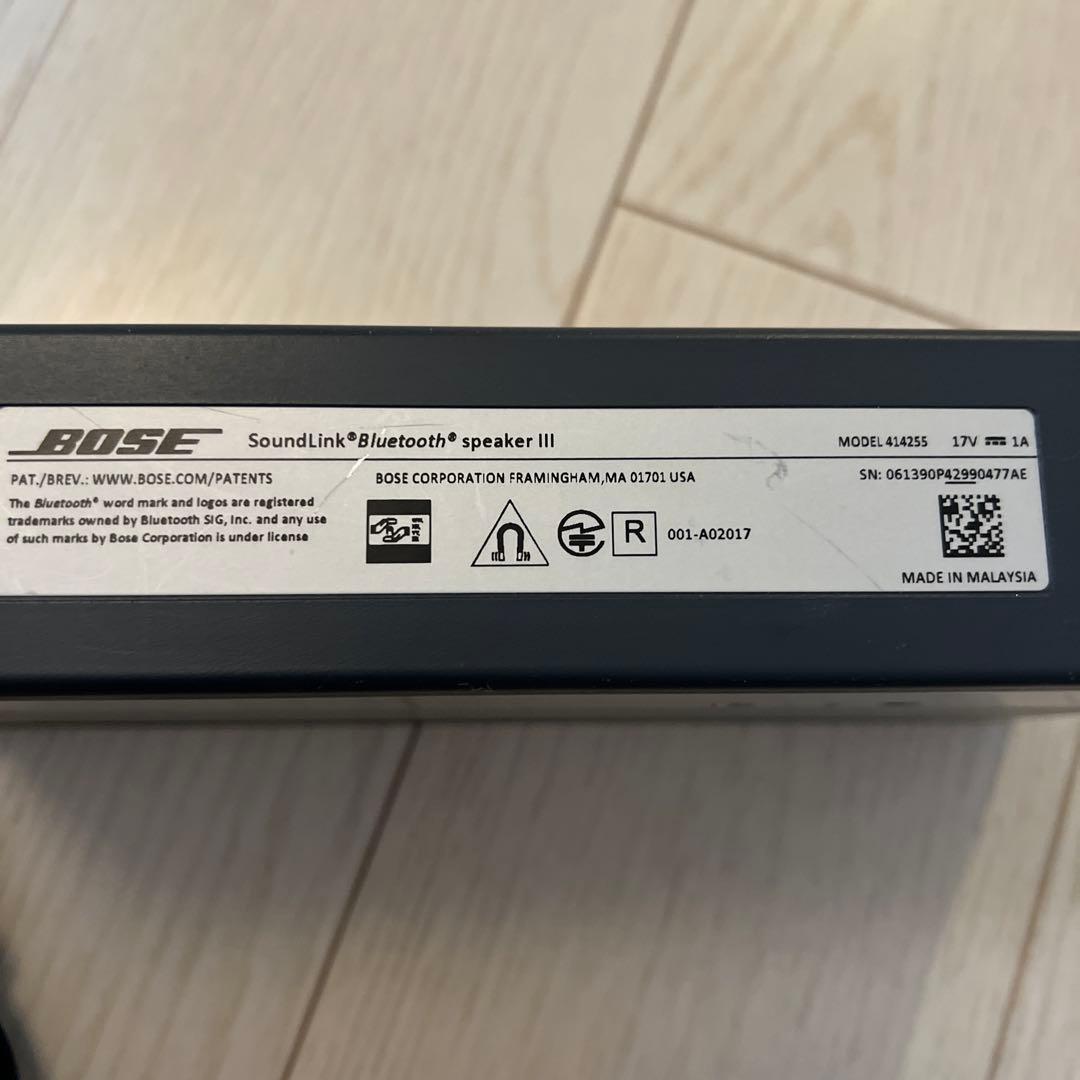 Bose SoundLink Bluetooth speaker III 本体