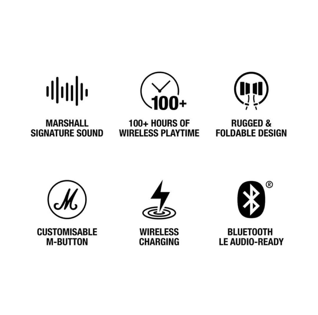 【値下げ可】Marshall公式Marshall Major IV ヘッドホン