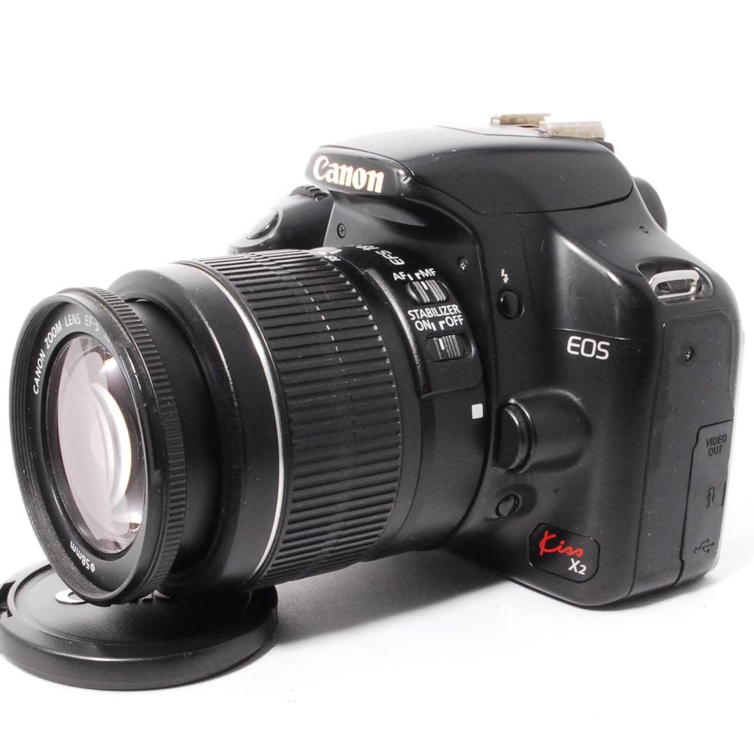 ❤️女性でも扱いやすい❤️Canon Kiss X2 レンズセット❤️一眼レフカメラ❤️