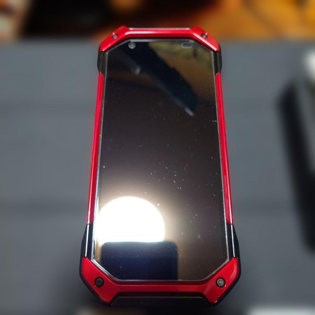 D*5様 au KYG01 レッド スマートフォン 本体