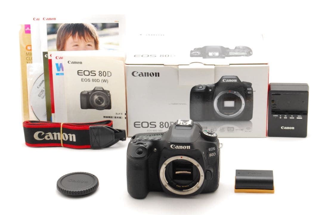 ✨極美品✨キャノン EOS 80D ボディ❤️Wi-Fi転送OK！