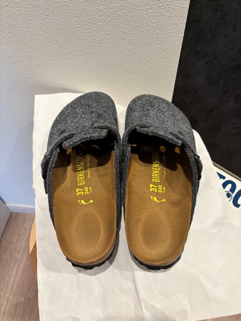 【美品】BIRKENSTOCK ビルケンシュトック ボストン フェルト 37
