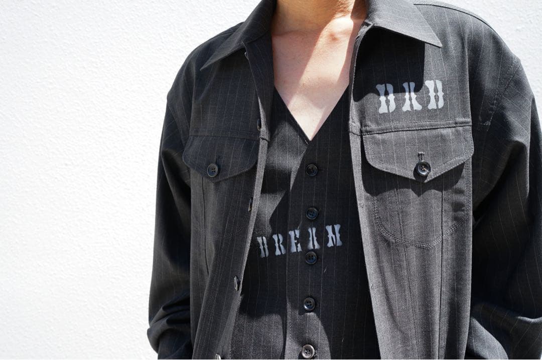 トップス MASU DREAM DAD LAYERED TRUCKER JACKET 46