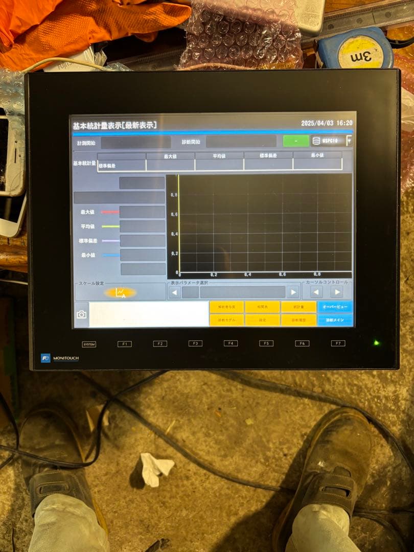 N86。美品。V9120ISB プログラマブル表示器MONITOUCH。