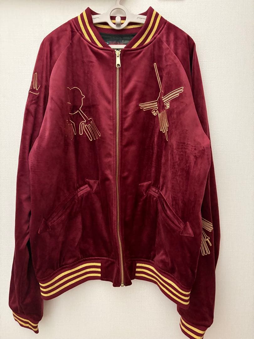 新品☆ ナスカジャン 2025別珍（キヌア・バーガンディ）